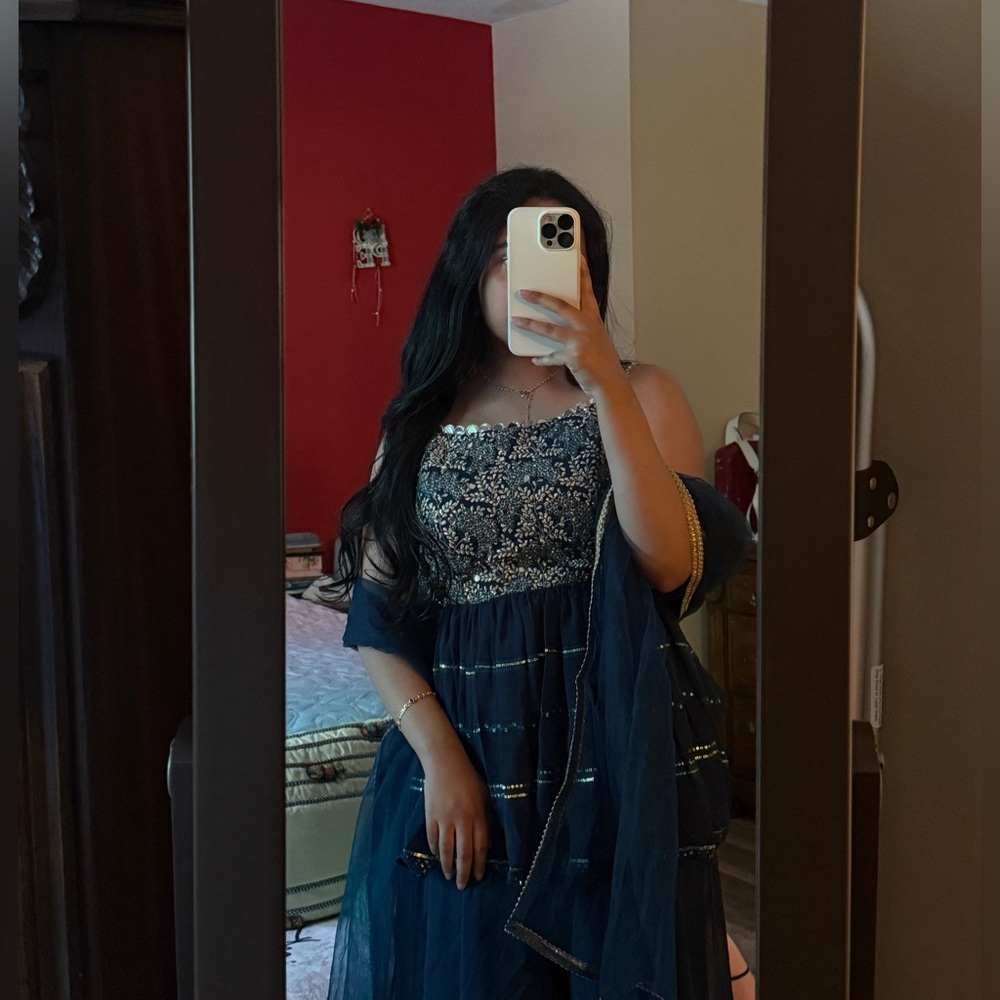 ✨Blue Indian Sharara✨